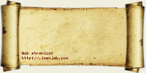 Ćiro Trnjaković vizit kartica